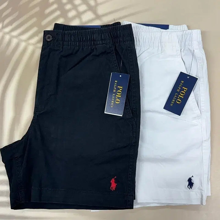 [BUNJANG] Polo Ralph Lauren Classic Cotton Shorts / 폴로 랄프로렌 클래식 면 반바지 /남여공용/블랙/화이트/베이지