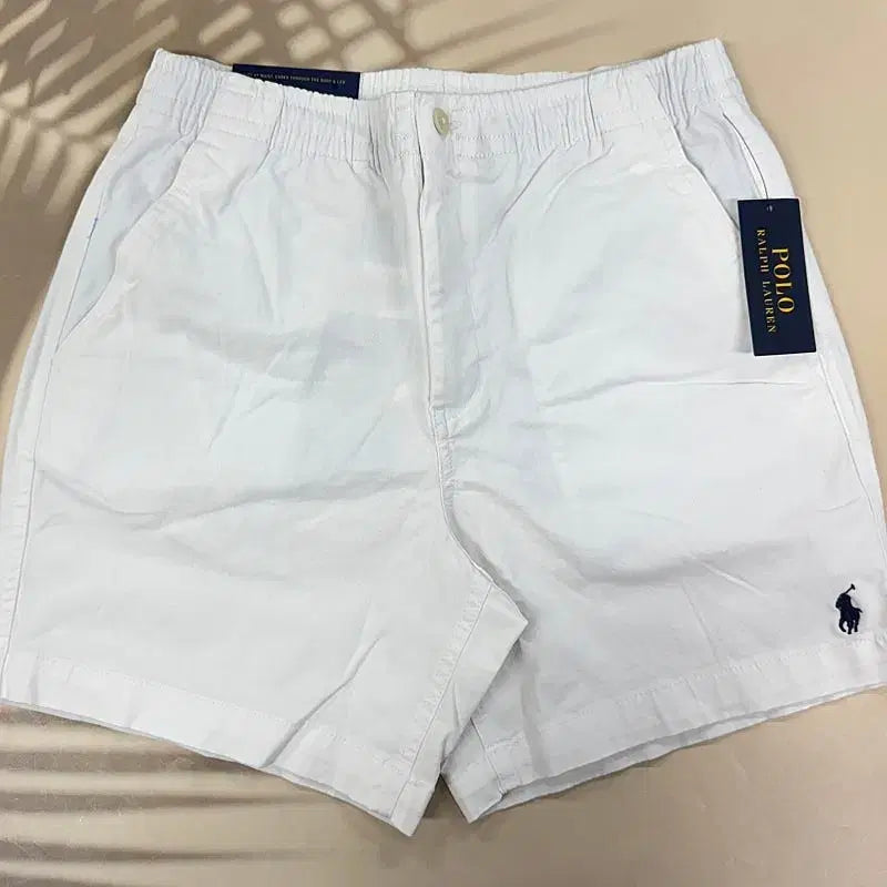 [BUNJANG] Polo Ralph Lauren Classic Cotton Shorts / 폴로 랄프로렌 클래식 면 반바지 /남여공용/블랙/화이트/베이지