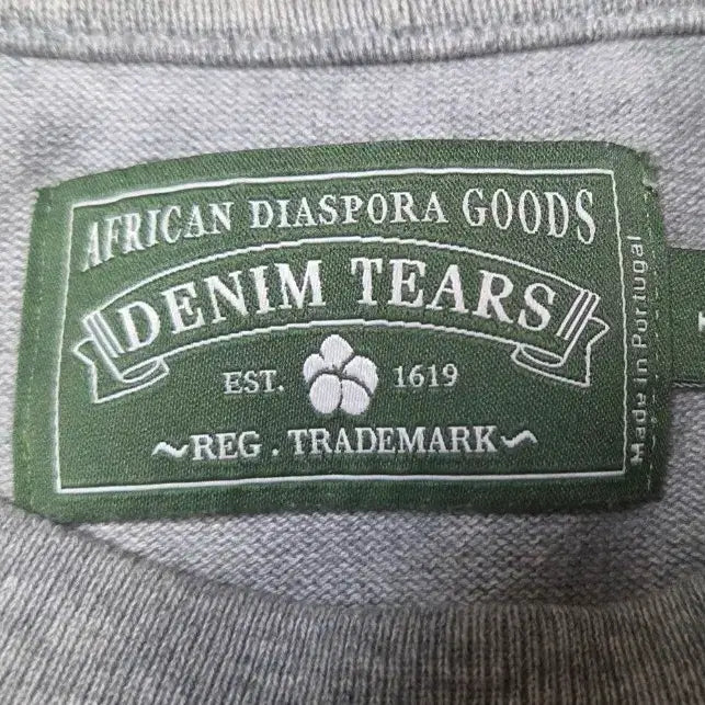 [BUNJANG] Denim Tears Grey Longsleeve / 데님 티어스 그레이 롱슬리브 팝니다