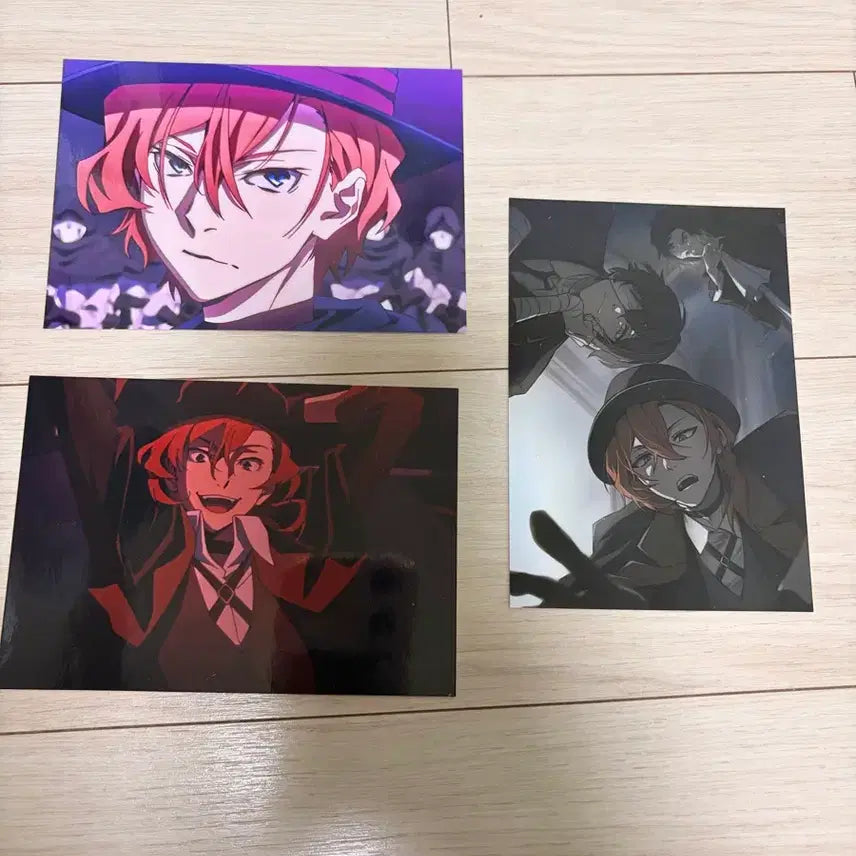 [BUNJANG] Bungo Stray Dogs Chuuya Art Print Postcard Set / 문스독 츄야 프박 엽서 양도