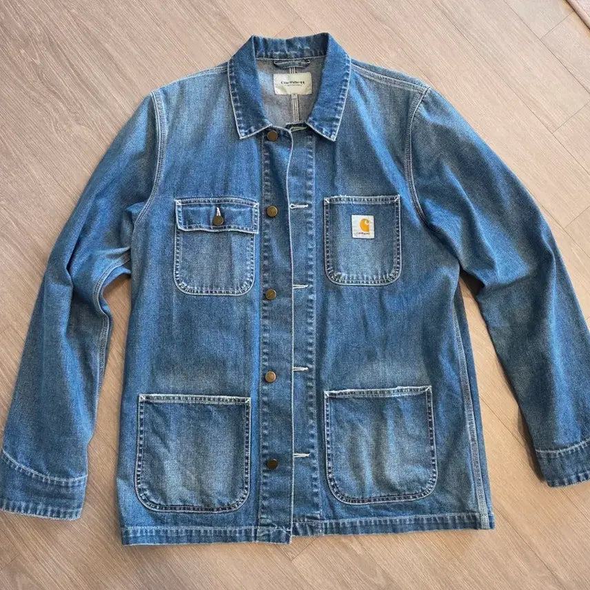 [BUNJANG] Carhartt WIP Denim Chore Coat M / 칼하트 WIP 데님 초어 코트 M