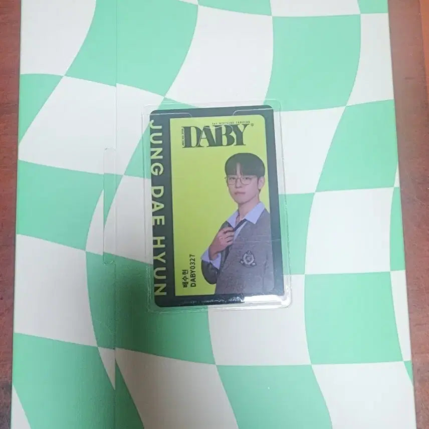 [BUNJANG] Daehyun 1st Fanclub DABY Membership Card / 정대현 1기 팬클럽 DABY 멤버십