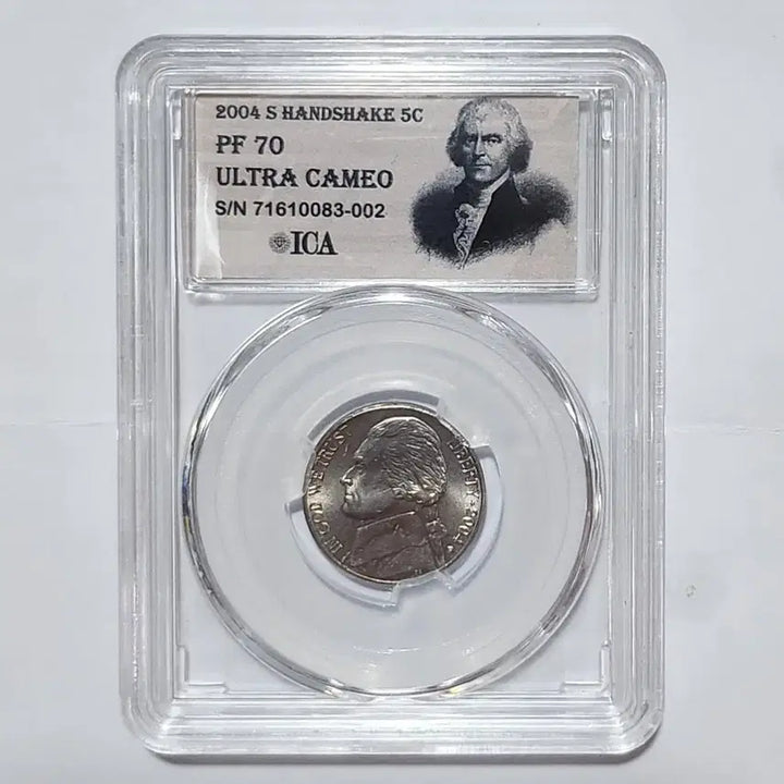 [BUNJANG] 2004 Jefferson 5C Nickel Coin PF70 ULTRA CAMEO / 2004 S 제퍼슨 5C 70등급 ULTRA CAMEO K63