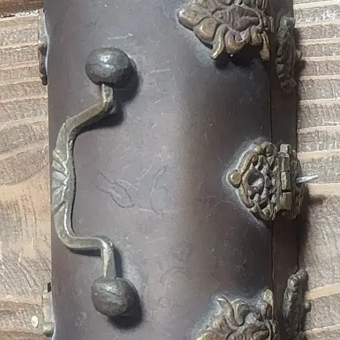 [BUNJANG] Vintage Copper Jewelry Box Mini Bag / 빈티지 구리 보석함 브라운 미니 가방