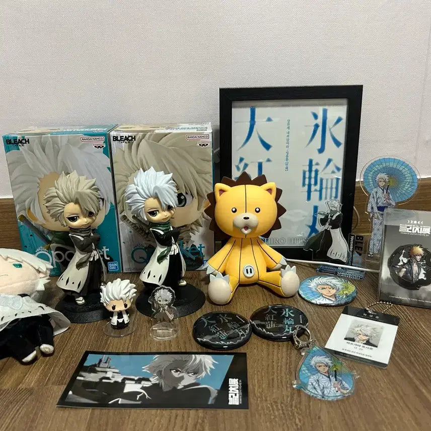 [BUNJANG] Bleach Toshiro Hitsugaya Figure Merchandise Bundle Set / 블리치 히츠가야 토시로 피규어 굿즈 모음 (일괄)