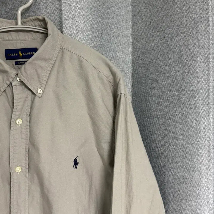 [BUNJANG] Polo Ralph Lauren Beige Shirt (L) / 105 폴로 랄프로렌 베이지 셔츠 ( polo 남방 L )