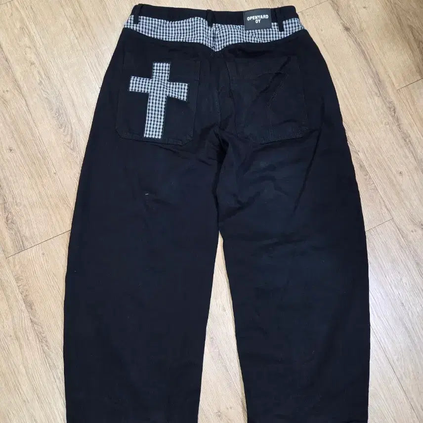 [BUNJANG] OY Check Mix Wide Volume Pants / OY- CHECK MIX WIDE VOLUME PANTS 오와이