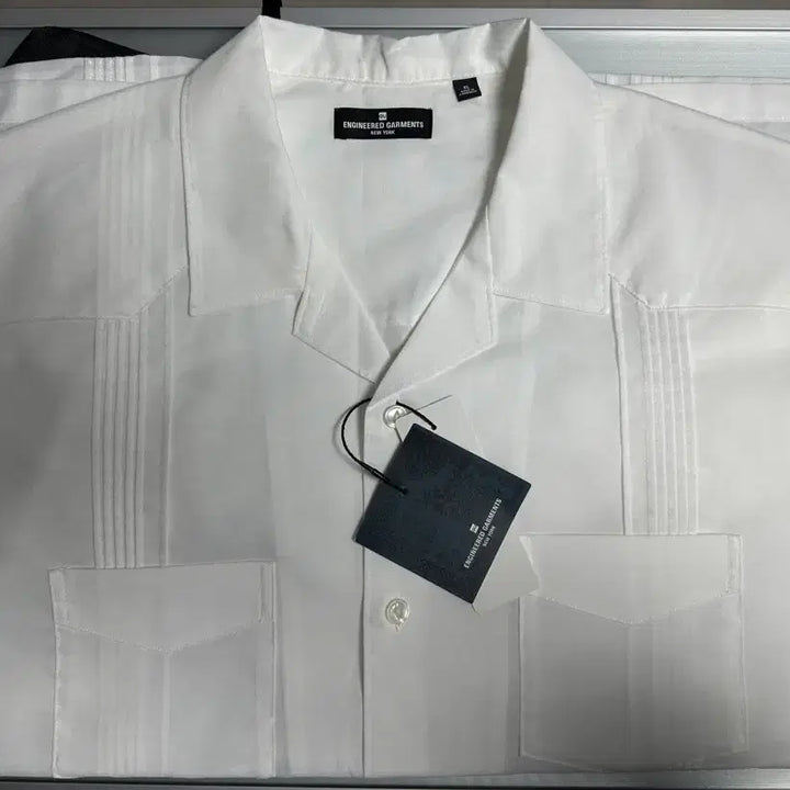 [BUNJANG] GU x Engineered Garments Cuba Shirt White XL / [XL] GU X 엔지니어드 가먼츠 쿠바 셔츠 화이트