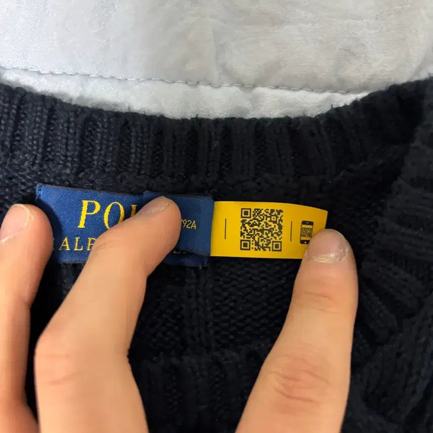 [BUNJANG] Polo Ralph Lauren Cable Knit Sweater S / ((정품))폴로 랄프로렌 꽈배기 니트 s