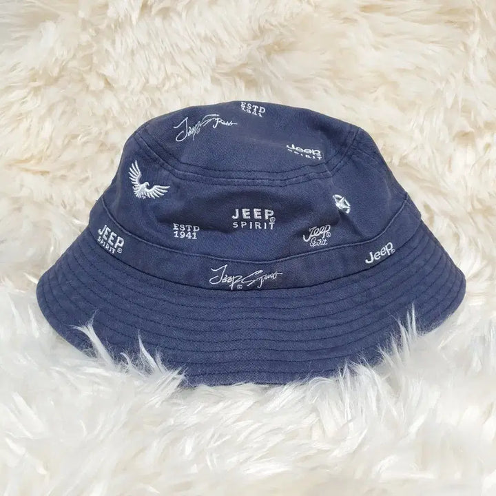 [BUNJANG] Jeep Spirit Bucket Hat (Navy) / 지프 스피릿 버킷햇 (네이비)