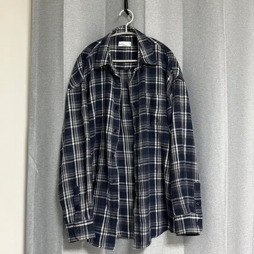 [BUNJANG] Standard Error Check Long-Sleeve Shirt 105 / 105 스탠다드 에러 체크 남방 셔츠