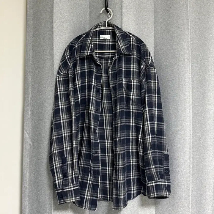 [BUNJANG] Standard Error Check Long-Sleeve Shirt 105 / 105 스탠다드 에러 체크 남방 셔츠
