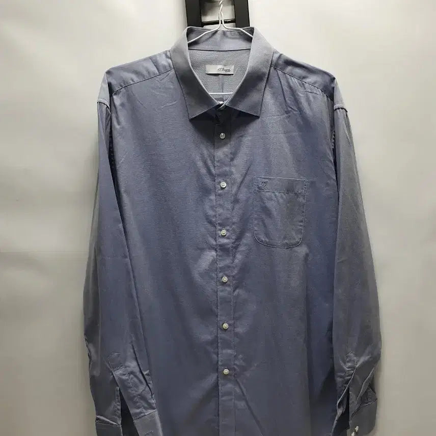 [BUNJANG] Dupont Long Sleeve Shirt Blue 110 / 듀퐁 셔츠 긴팔 남방 블루 110