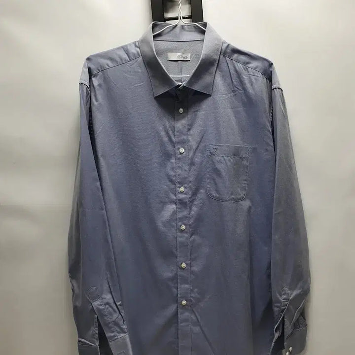 [BUNJANG] Dupont Long Sleeve Shirt Blue 110 / 듀퐁 셔츠 긴팔 남방 블루 110