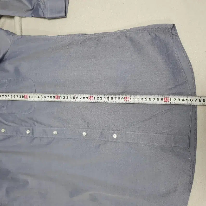 [BUNJANG] Dupont Long Sleeve Shirt Blue 110 / 듀퐁 셔츠 긴팔 남방 블루 110