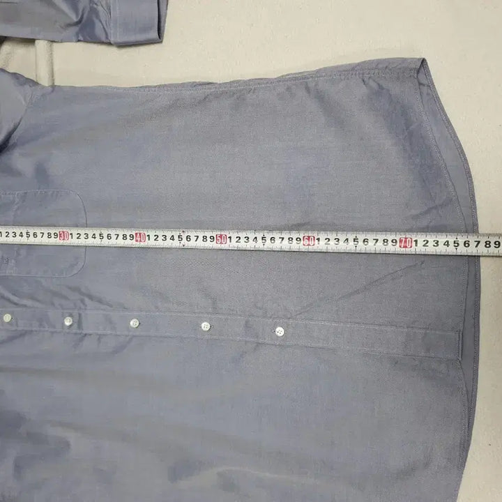 [BUNJANG] Dupont Long Sleeve Shirt Blue 110 / 듀퐁 셔츠 긴팔 남방 블루 110