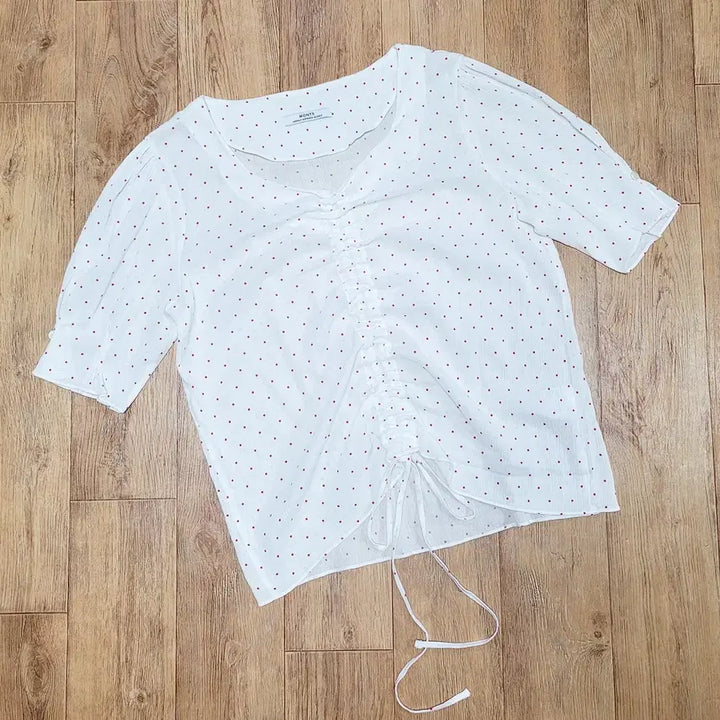 [BUNJANG] MONTS Dot Shirring Blouse / 몬츠(MONTS) 도트 셔링블라우스 55-66 새상품
