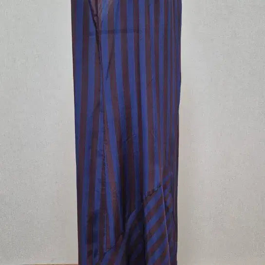[BUNJANG] The Handsome Rayon Stripe Long Dress / 한섬(THE HANDSOME) 레이온 롱 원피스