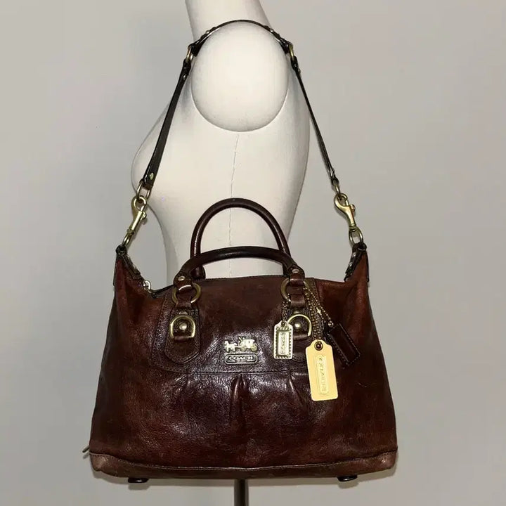 [BUNJANG] Coach 90s Brown Shoulder Bag / 90ss Coach Brown Shoulder bag