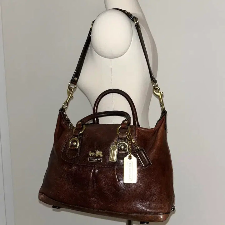 [BUNJANG] Coach 90s Brown Shoulder Bag / 90ss Coach Brown Shoulder bag