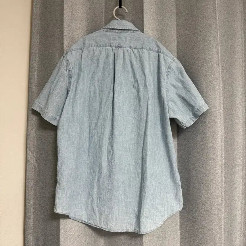 [BUNJANG] Polo Ralph Lauren Short Sleeve Shirt Blue L / 105 폴로 랄프로렌 반팔 셔츠 하늘색 ( polo 남방 L )