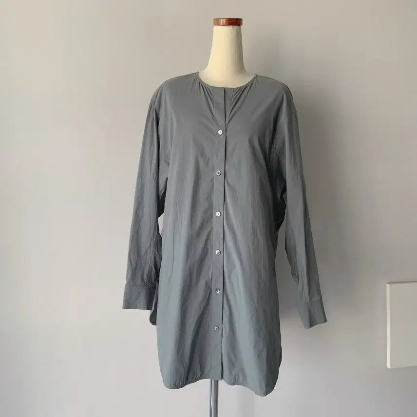 [BUNJANG] KUHO Grey Blouse / KUHO 구호 그레이 블라우스