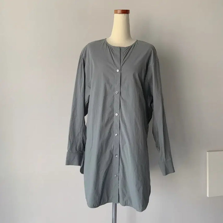 [BUNJANG] KUHO Grey Blouse / KUHO 구호 그레이 블라우스