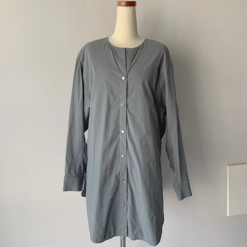 [BUNJANG] KUHO Grey Blouse / KUHO 구호 그레이 블라우스
