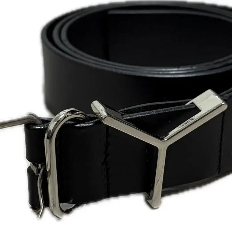 [BUNJANG] Y PROJECT Black Calfskin Belt / [OS]와이프로젝트 벨트 블랙 카프스킨