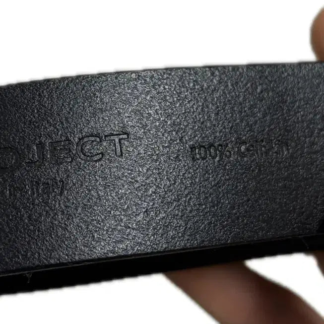 [BUNJANG] Y PROJECT Black Calfskin Belt / [OS]와이프로젝트 벨트 블랙 카프스킨