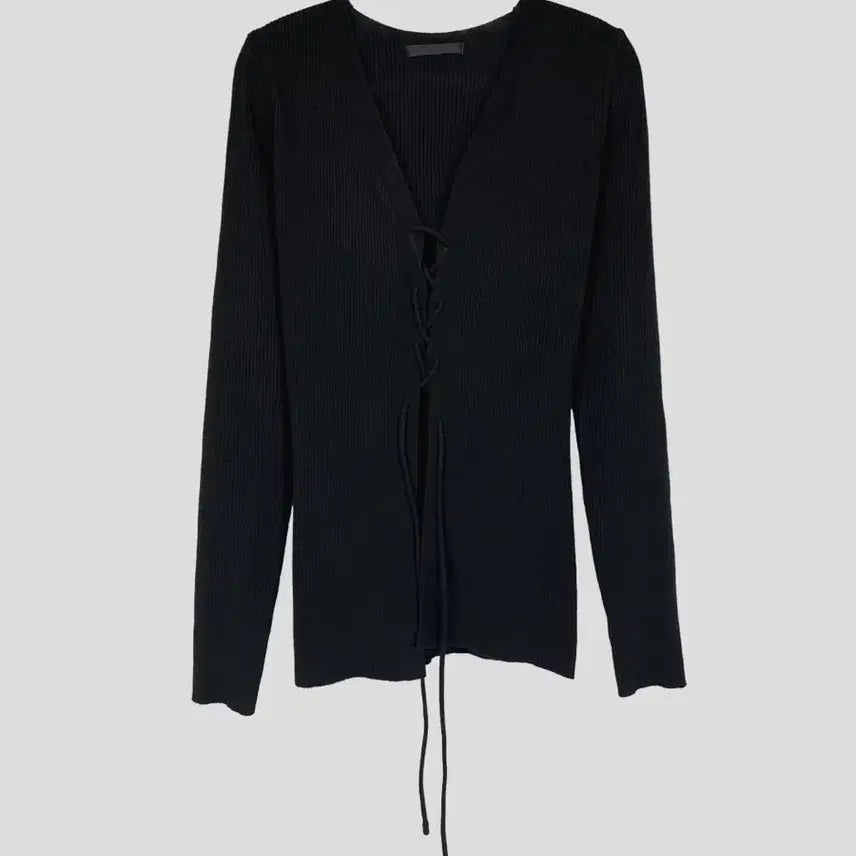 [BUNJANG] Eyelet V-Neck Knit Cardigan / 아일렛 브이넥니트