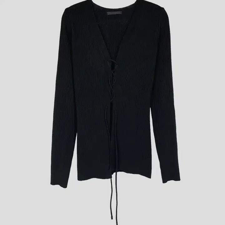 [BUNJANG] Eyelet V-Neck Knit Cardigan / 아일렛 브이넥니트