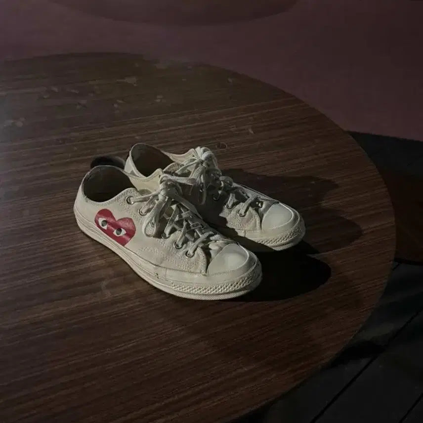 [BUNJANG] Comme des Garçons Converse Canvas Shoes / 꼼데가르송 컨버스
