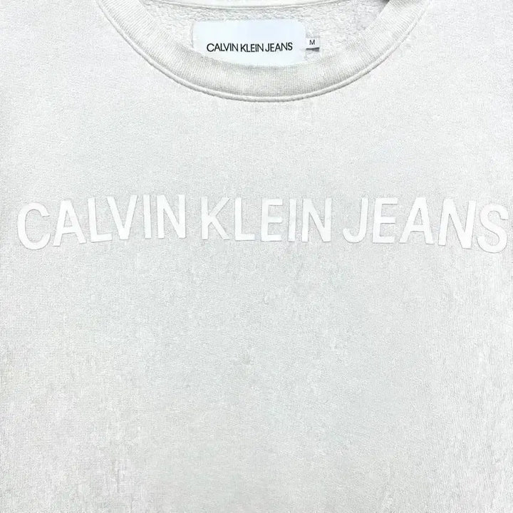 [BUNJANG] Calvin Klein Jeans CK Lettering Sweatshirt M / [M,95]캘빈클라인진스 CK 레터링 맨투맨