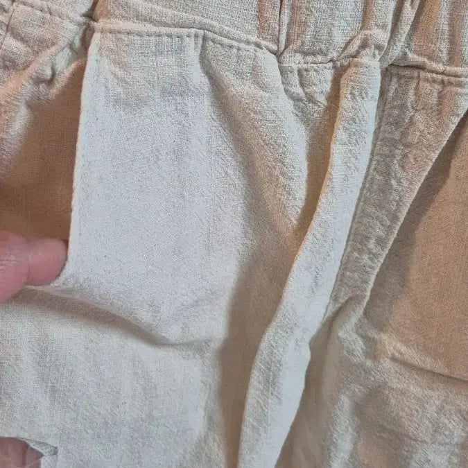 [BUNJANG] Ivory Full Elastic Waistband Shorts / 아이보리 올밴딩 반바지