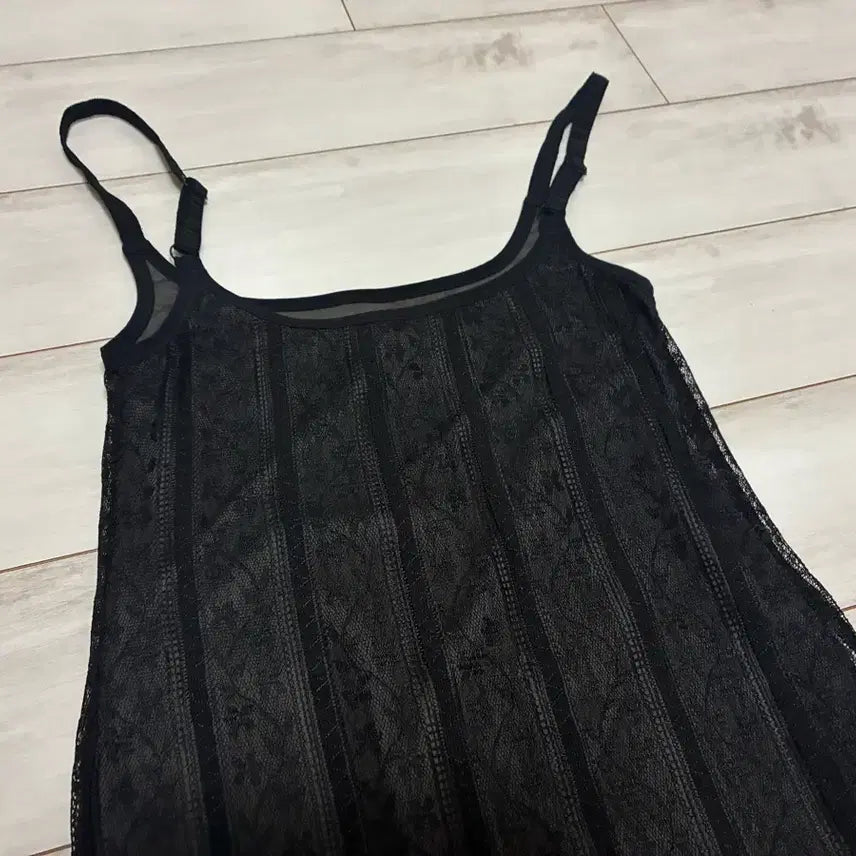 [BUNJANG] Sculptor Cottage Mini Slip Dress Black / 스컬프터 Cottage Mini Slip Black