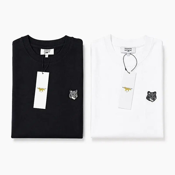 [BUNJANG] Maison Kitsuné Grey Fox Head T-Shirt / 메종키츠네 그레이폭스 반팔티/남여공용