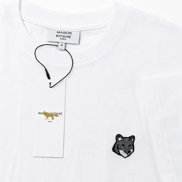 [BUNJANG] Maison Kitsuné Grey Fox Head T-Shirt / 메종키츠네 그레이폭스 반팔티/남여공용