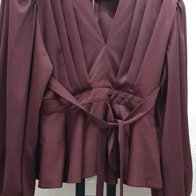 [BUNJANG] DINT Lovely Blouse (Wine) / DINT  러블리블라우스 55