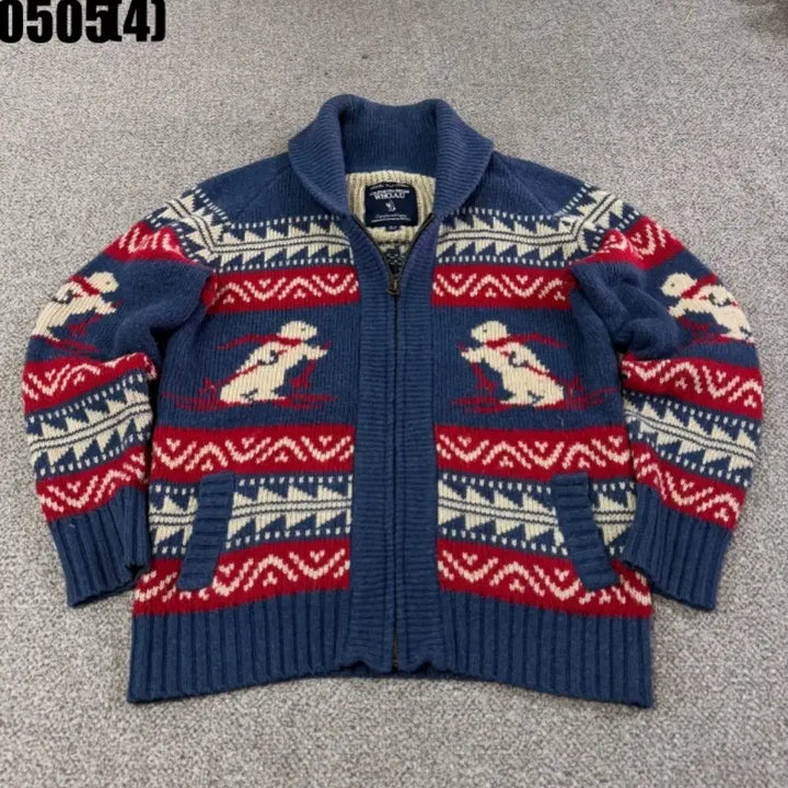[BUNJANG] Who.A.U Knit Zip-Up Cardigan L / 후아유 니트 집업 가디건 L | 0505