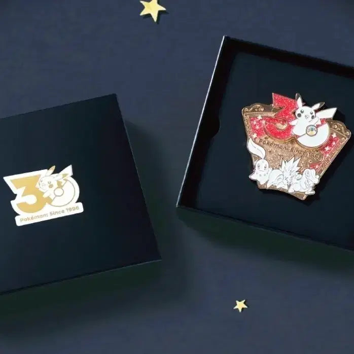 [BUNJANG] Pokemon 30th Anniversary Badge (Sealed) / 미개봉) 포켓몬스터 30주년 기념 뱃지 4월