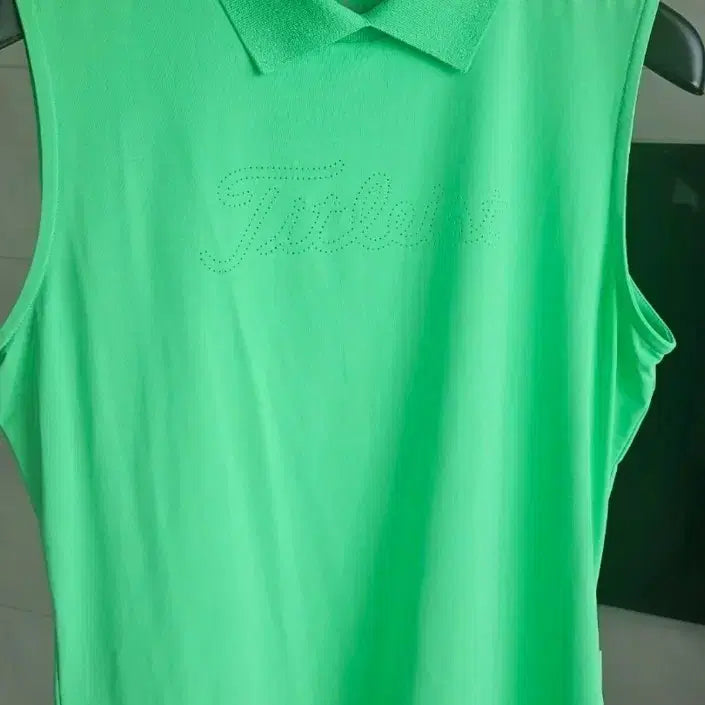 [BUNJANG] Titleist Sleeveless Knit Collar Top M / 타이틀리스트 민소매 니트 카라 상의M