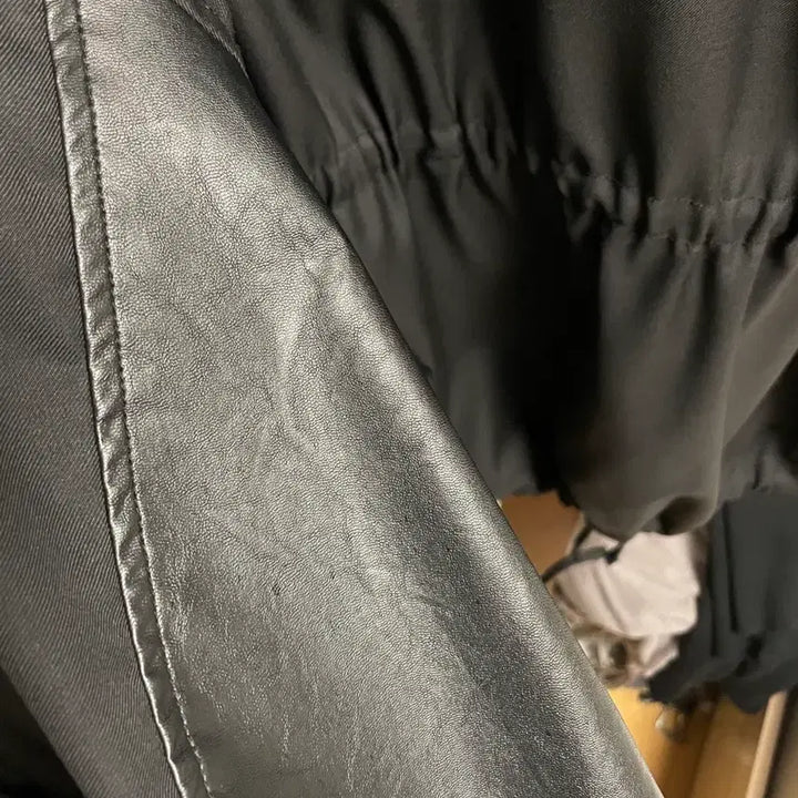 [BUNJANG] YOUTH Panel Oversized Field Jacket Leather / 24ss 유스 패널 오버사이즈 필드 자켓 레더