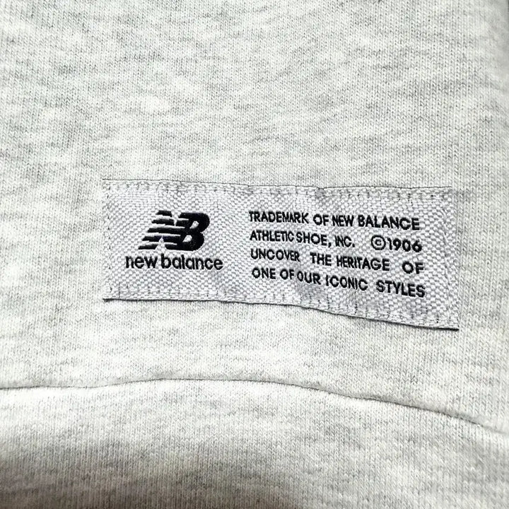 [BUNJANG] New Balance Big Logo Half-Zip Sweatshirt Oversized Fit / [S,90]뉴발란스 빅로고 반집업 맨투맨 오버핏