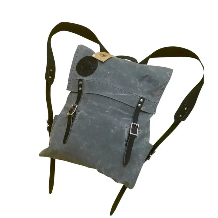 [BUNJANG] Duluth Pack Scout Pack Waxed Canvas &amp; Leather Backpack / 둘루스 팩(Duluth Pack) 스카우트 팩