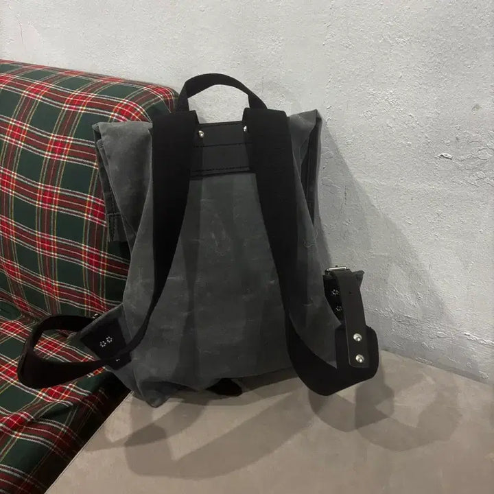[BUNJANG] Duluth Pack Scout Pack Waxed Canvas &amp; Leather Backpack / 둘루스 팩(Duluth Pack) 스카우트 팩