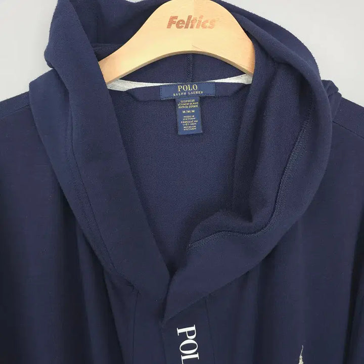 [BUNJANG] Polo Ralph Lauren Logo Hooded Robe M / 폴로 랄프로렌 POLO RALPH LAUREN 로고 후드 가운 M
