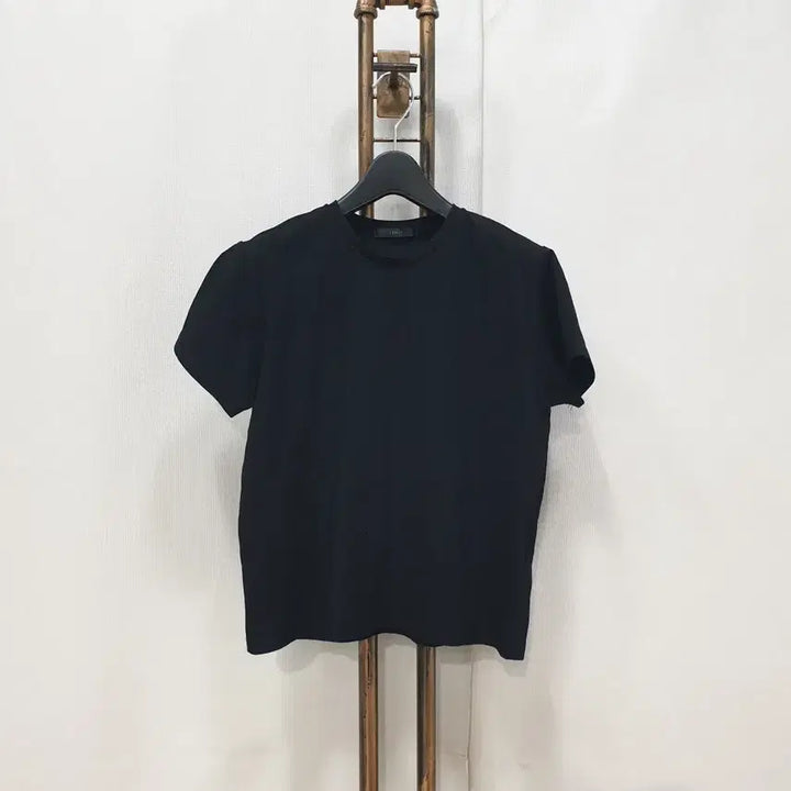 [BUNJANG] LEMUI Round Short-Sleeve T-Shirt (Black) / (JJ30082)LEMUI 르뮈 라운드 반팔티 F