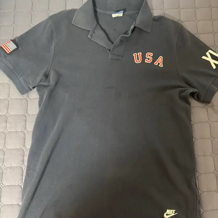 [BUNJANG] Nike Track &amp; Field USA Flag XVIII T-Shirt / 미국 셔츠 폴로 남성 스몰 나이키 트랙 &amp; 필드 미국 플래그 XVIII