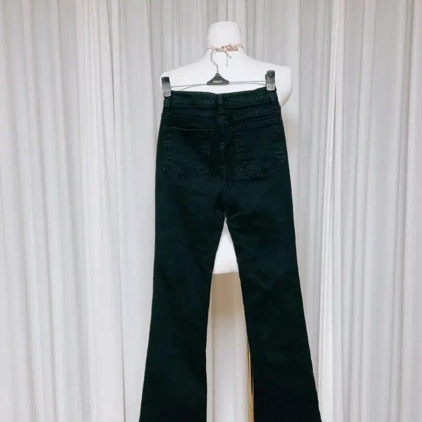 [BUNJANG] Hawa Black Bootcut Pants - Long / 하와 hawa 약기모 블랙 부츠컷 - 롱s